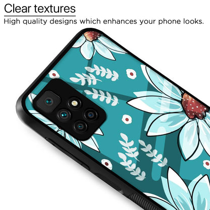 Redmi 10 Prime Flower mobile back cover by Pikkme – photo 4