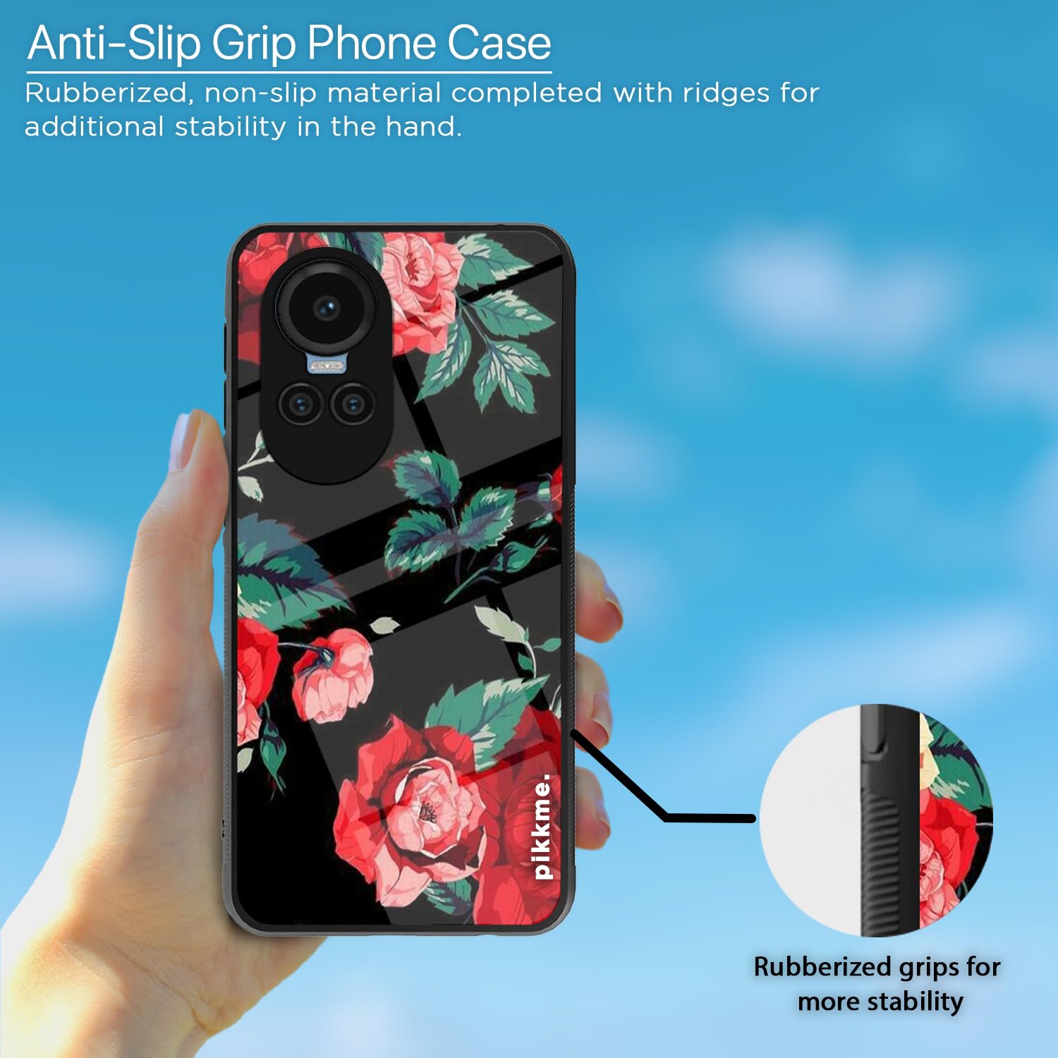 Pikkme Flower mobile back cover for Oppo Reno 10 Pro 5G – photo 5