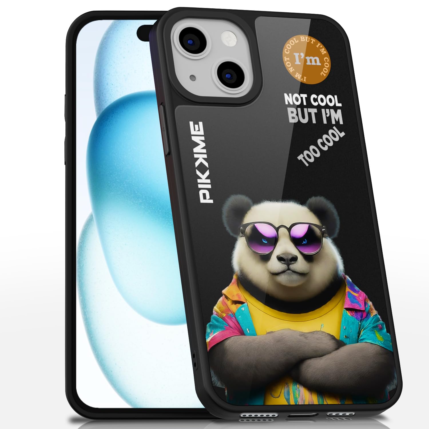 Pikkme iPhone 15 Plus Panda Swag phone cover