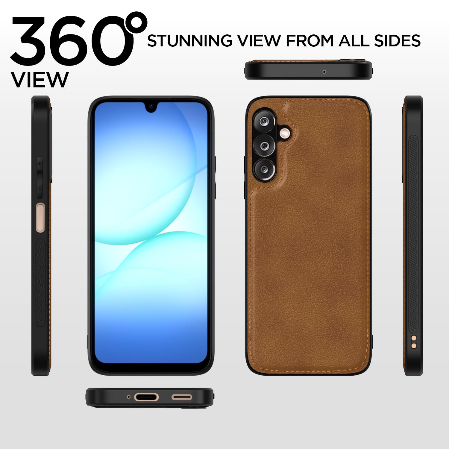 Samsung M36 5G mobile cover in brown by Pikkme – photo 4