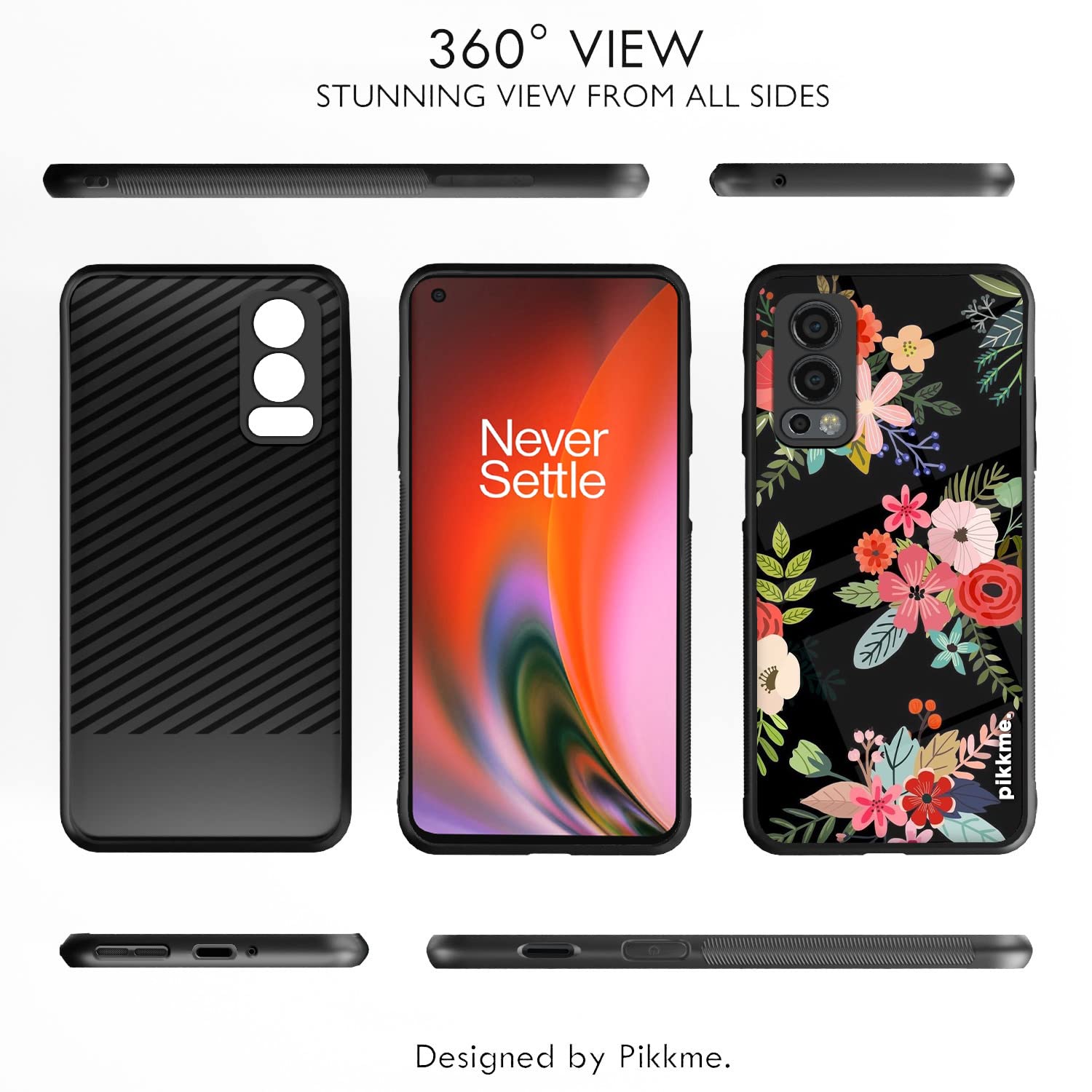 Pikkme OnePlus Nord 2 5G Flower back cover – photo 2