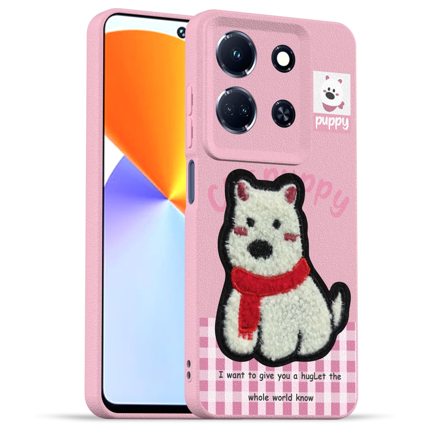 Infinix Note 30 5G mobile cover in pink by Pikkme