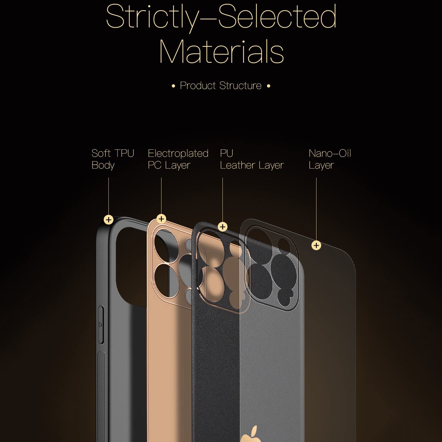 Pikkme iPhone 14 Pro Chrome black back cover – photo 2