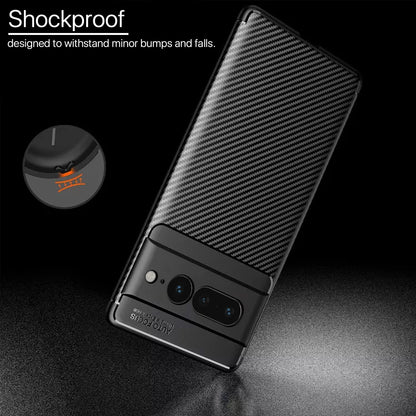Pikkme black Carbon mobile back cover for Google Pixel 7 Pro – photo 4
