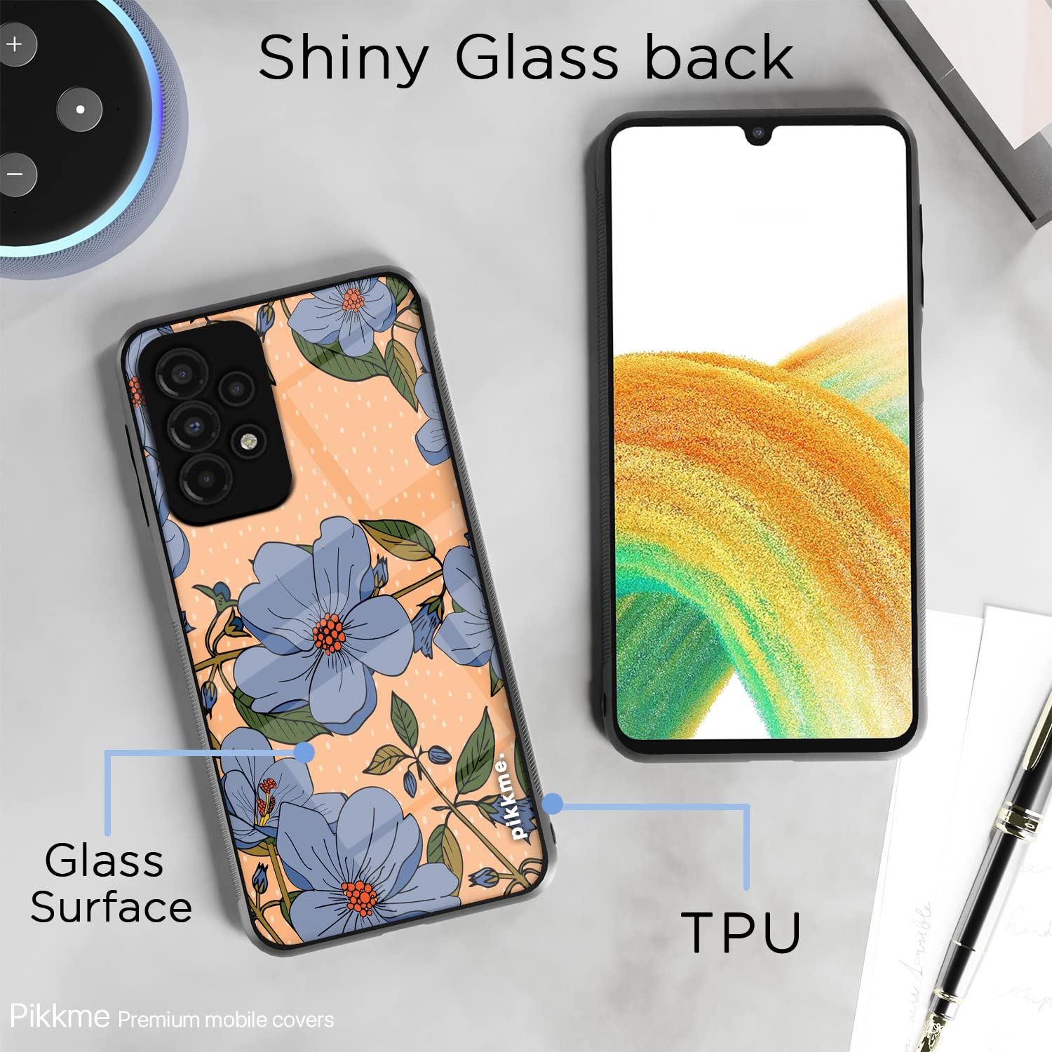 Samsung A13 4G Flower mobile back cover by Pikkme – photo 3