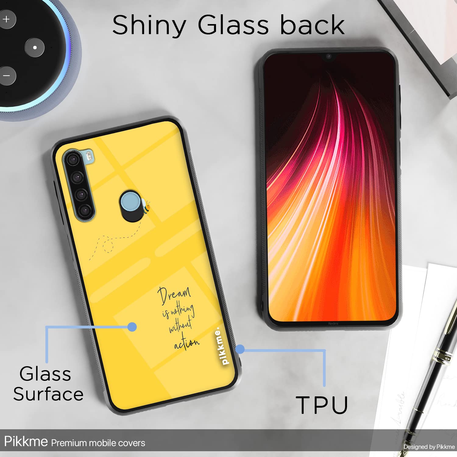 Redmi Note 8 Hybrid mobile back cover by Pikkme – photo 3