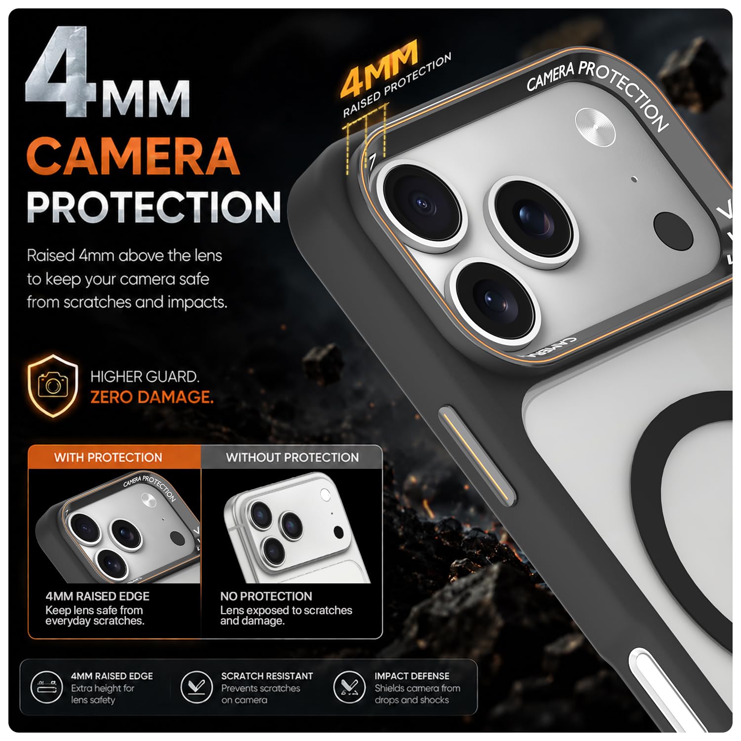 Pikkme iPhone 17 Pro black mag-safe phone cover – photo 4