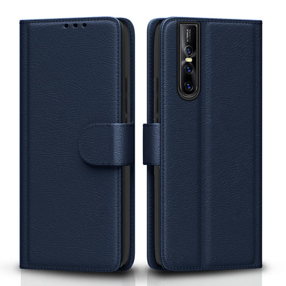 Vivo V15 Pro wallet flip cover in blue by Pikkme
