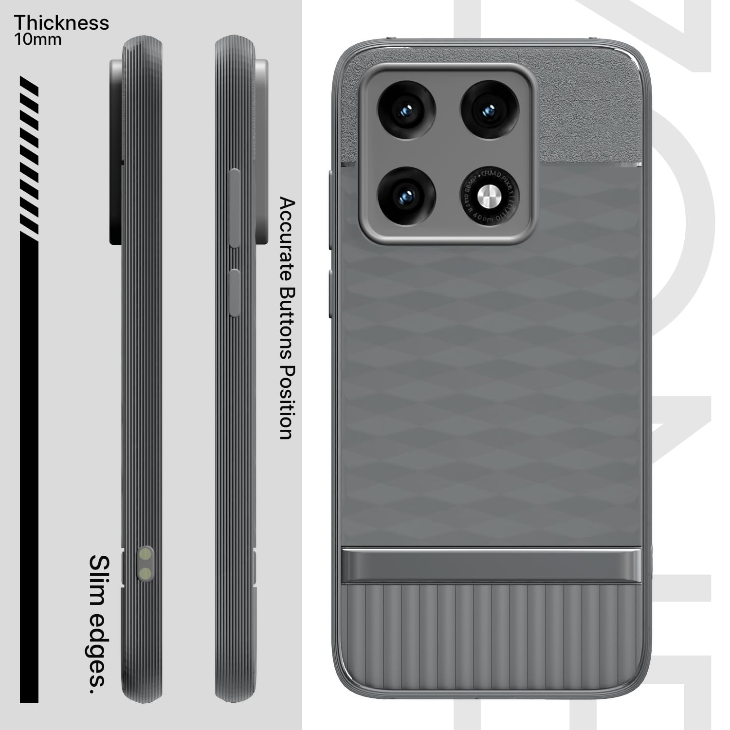 Pikkme grey back cover for Moto Edge 70 Pro 5G – photo 3