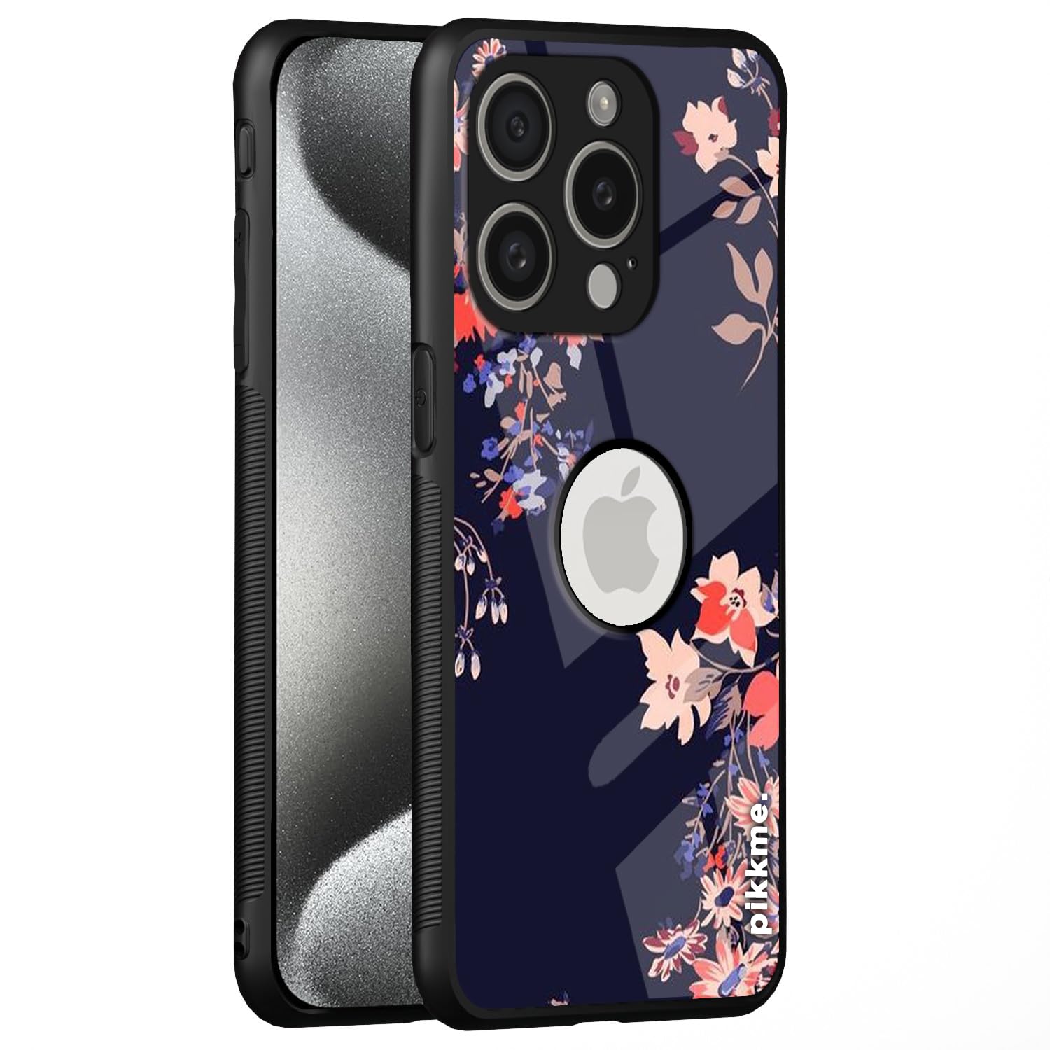 Pikkme iPhone 15 Pro Flower mobile cover