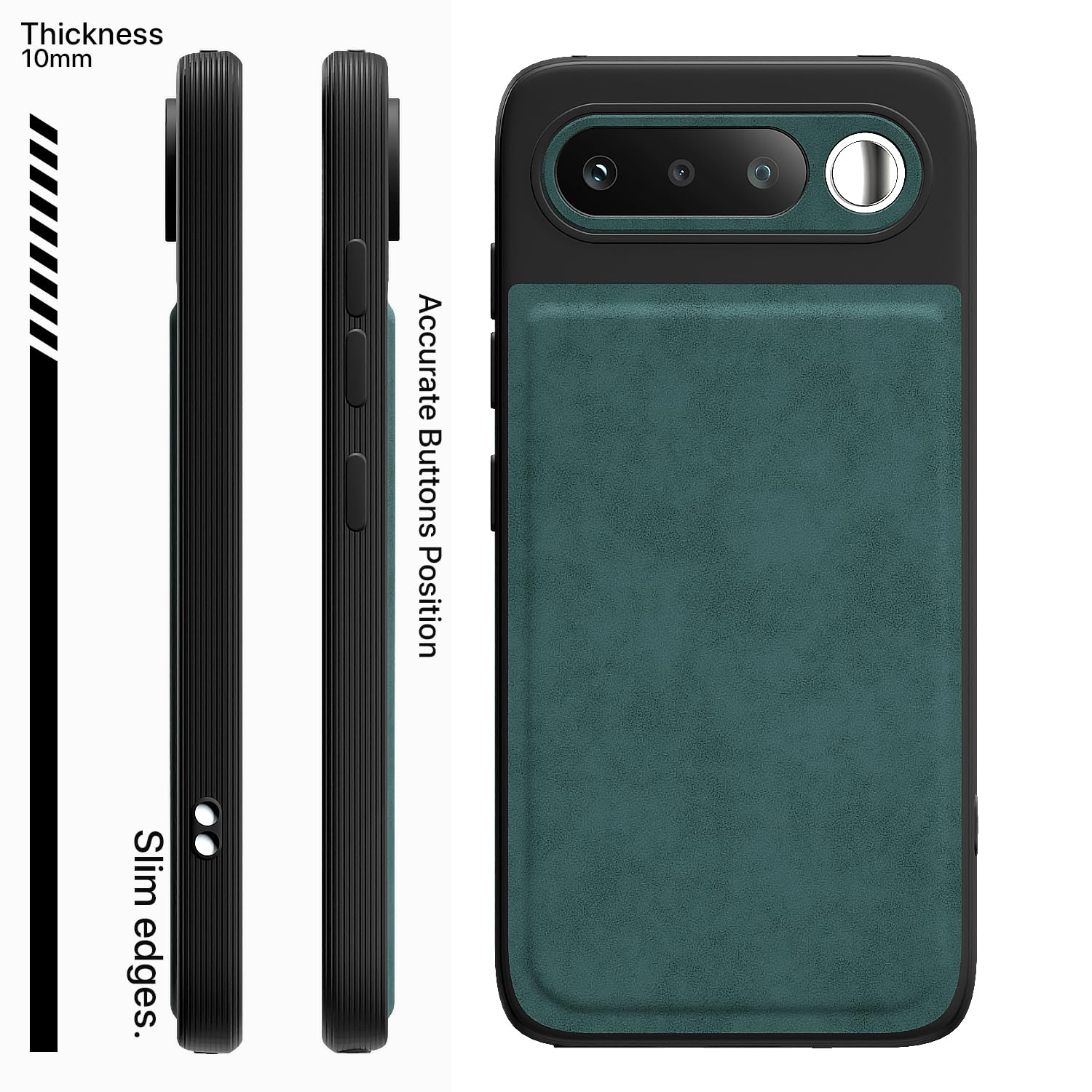 Green Leather mobile back cover for Realme 16 5G – Pikkme – photo 3