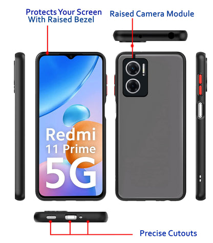 Redmi 11 Prime 5G phone cover in black by Pikkme – photo 3