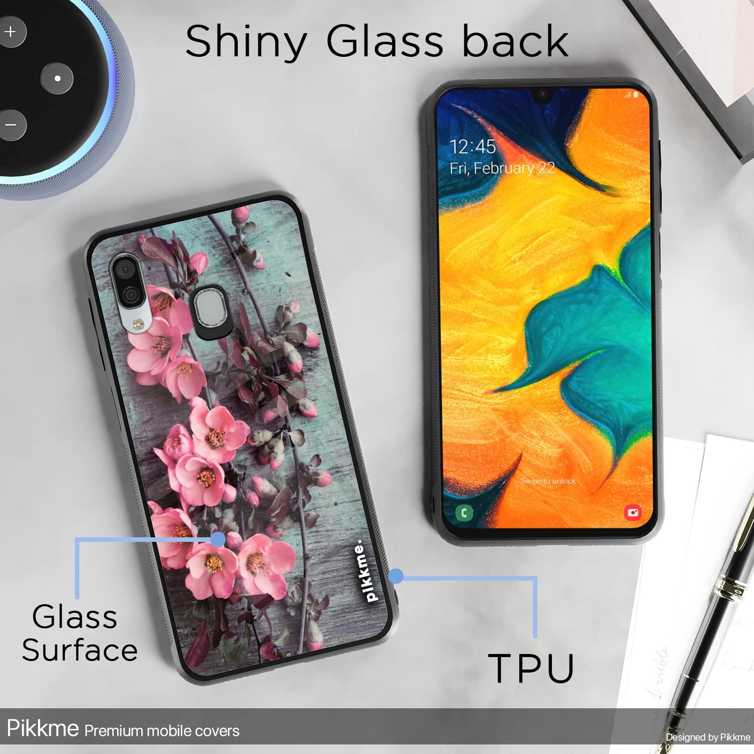 Pikkme Samsung A20/A30/M10s Flower back cover – photo 3