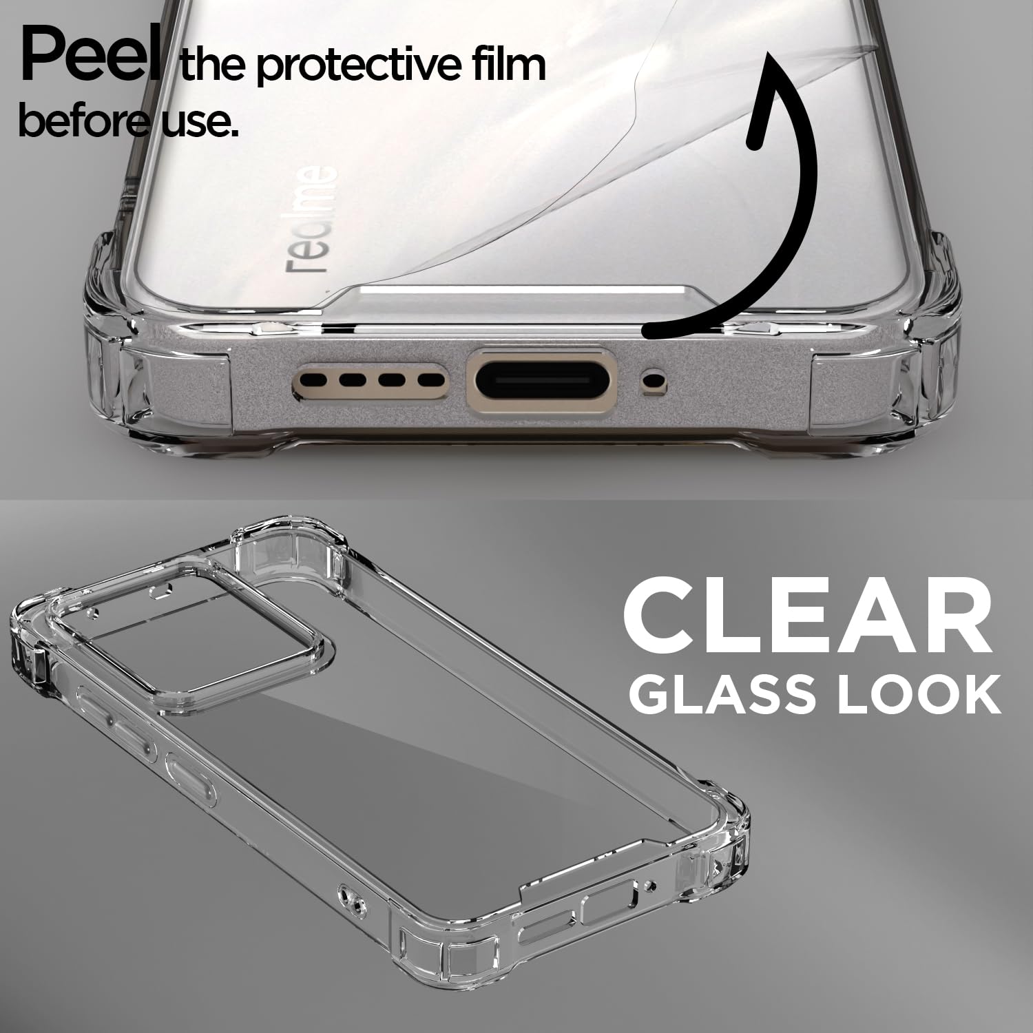 Pikkme Realme 15 5G Clear transparent phone cover – photo 3