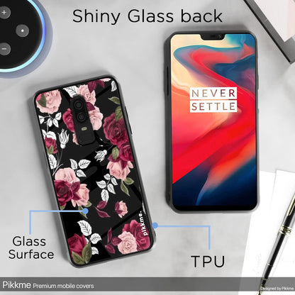 Pikkme OnePlus 6 Flower mobile back cover – photo 3