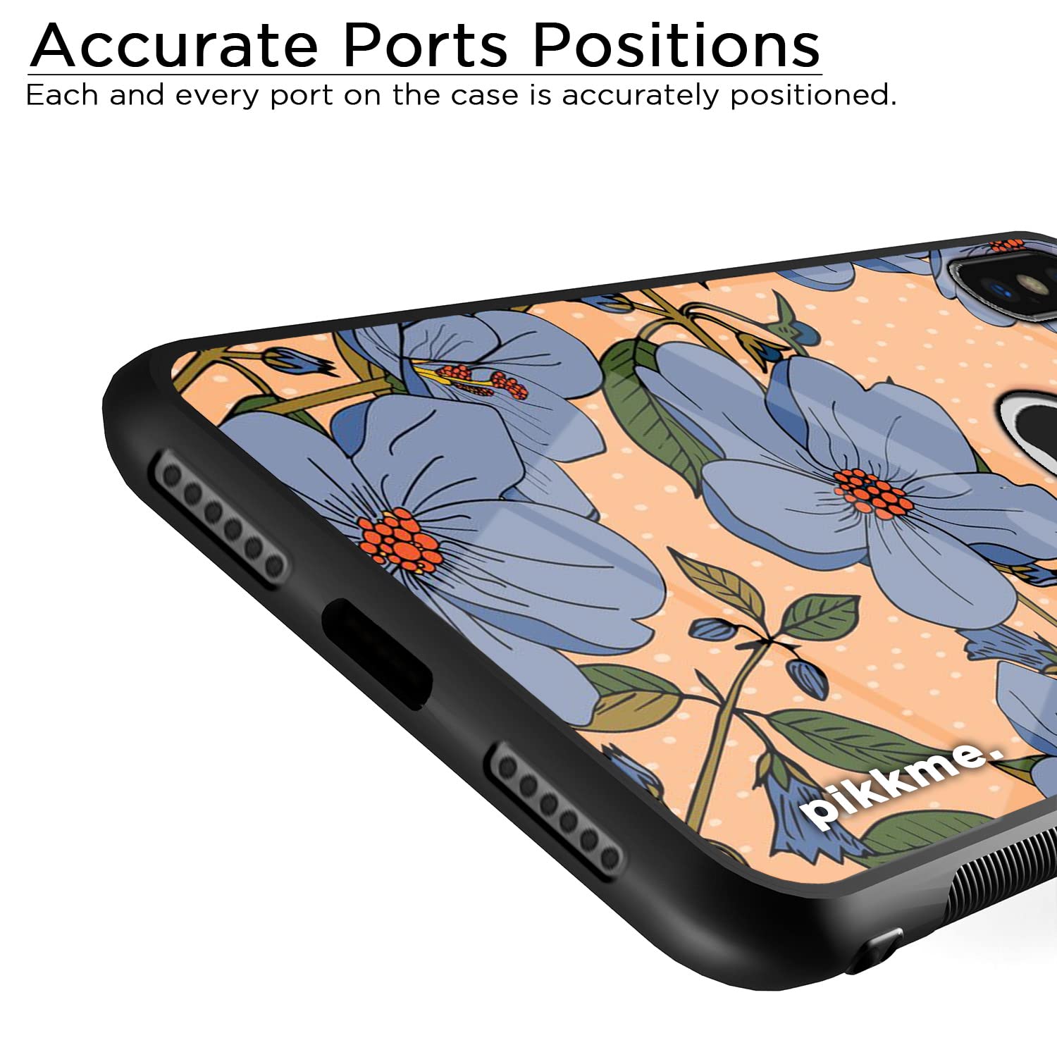 iPhone X/XS Flower phone cover by Pikkme – photo 6