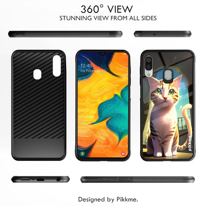 Cat Back cover for Samsung A20/A30/M10s – Pikkme – photo 2