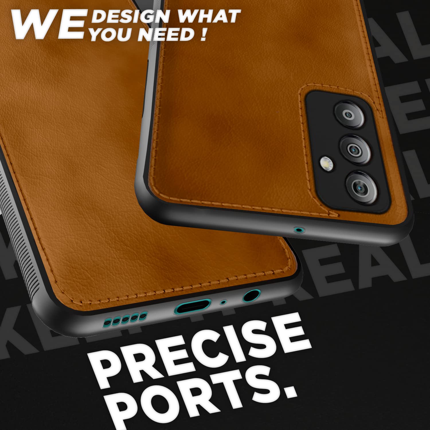 Pikkme brown phone cover for Samsung A14 5G – photo 4