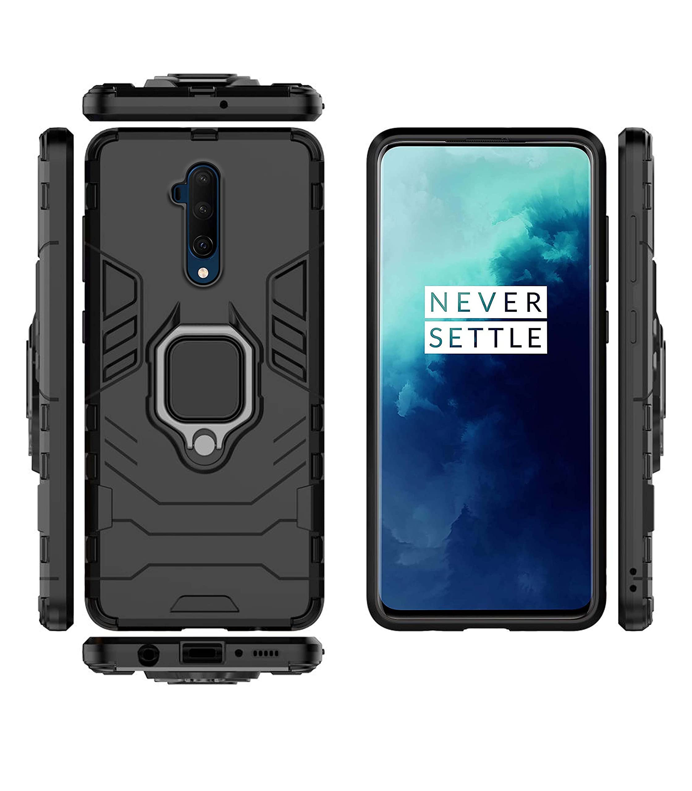 Black back cover for OnePlus 7T Pro – Pikkme – photo 2