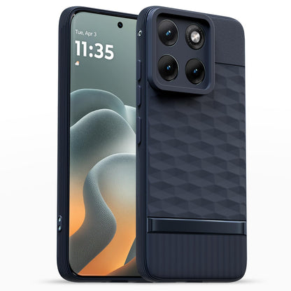 Pikkme blue Silicone mobile back cover for Moto Edge 70 Fusion 5G