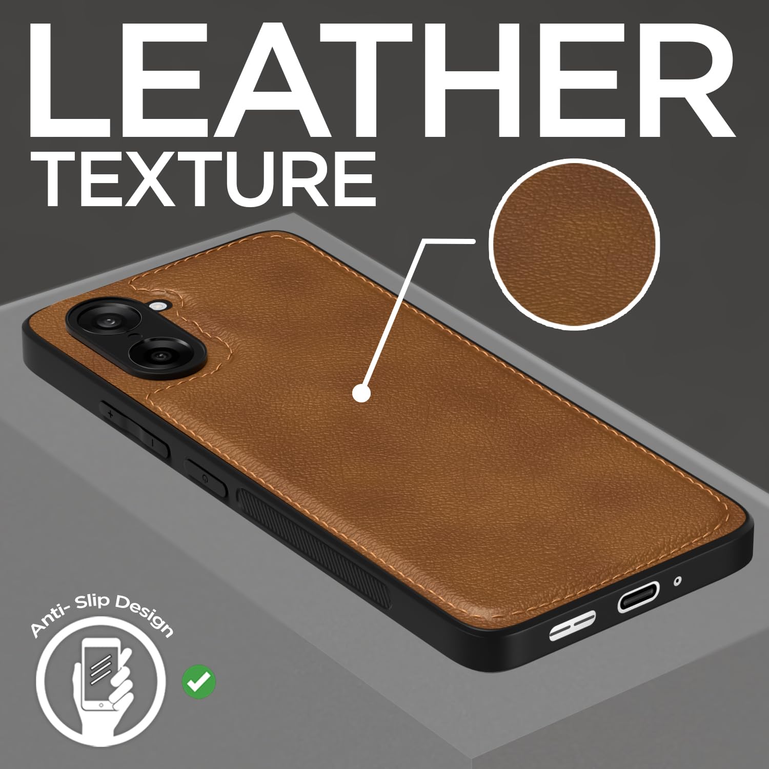 OnePlus Nord CE 5 5G phone cover in brown by Pikkme – photo 2