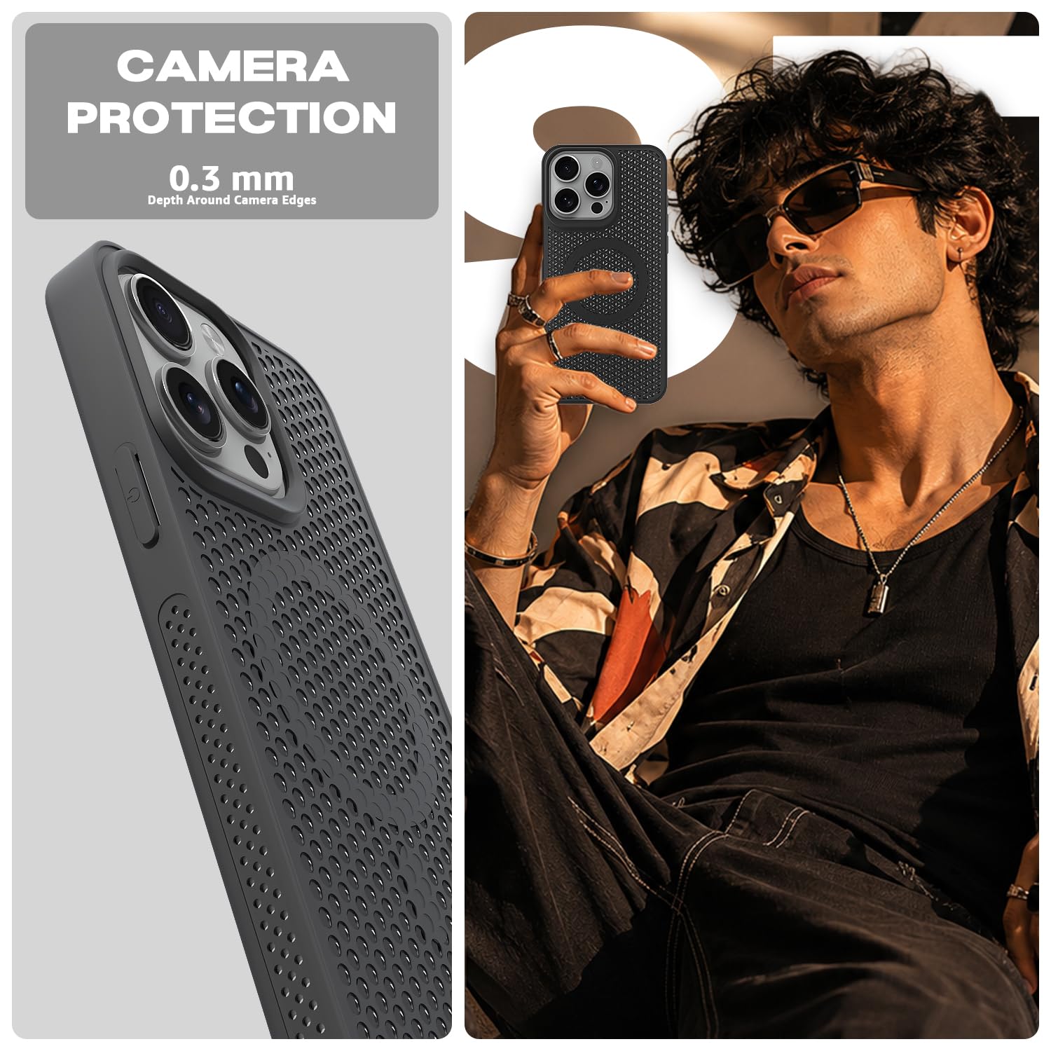 Pikkme black mobile cover for iPhone 15 Pro – photo 6