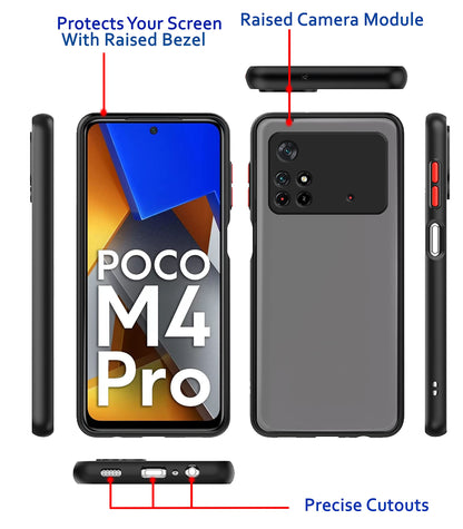 Pikkme Poco M4 Pro 4G Hybrid black back cover – photo 3
