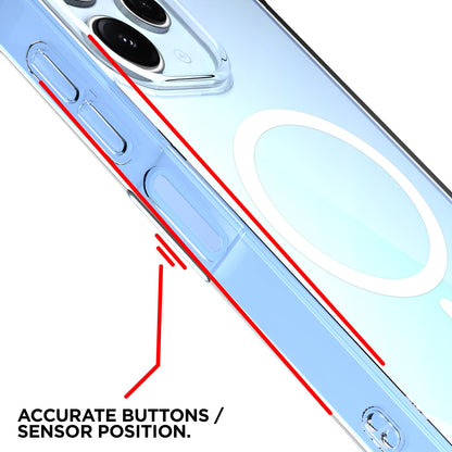 Pikkme Redmi 12/Poco M6 Pro 5G MagSafe transparent mag-safe mobile back cover – photo 6