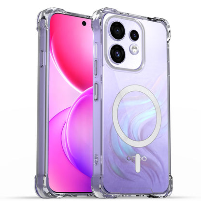 Oppo Reno 16/16 Pro 5G phone cover in transparent mag-safe by Pikkme