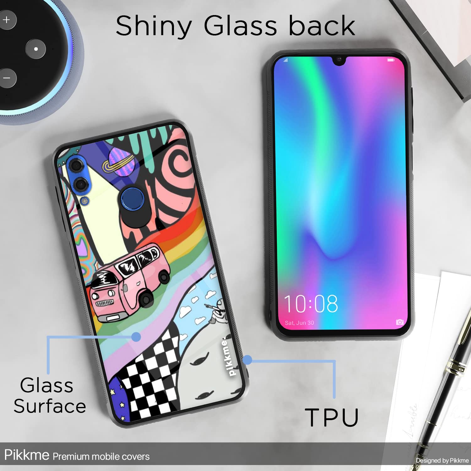 Pikkme Honor 10 Lite Hybrid mobile back cover – photo 3