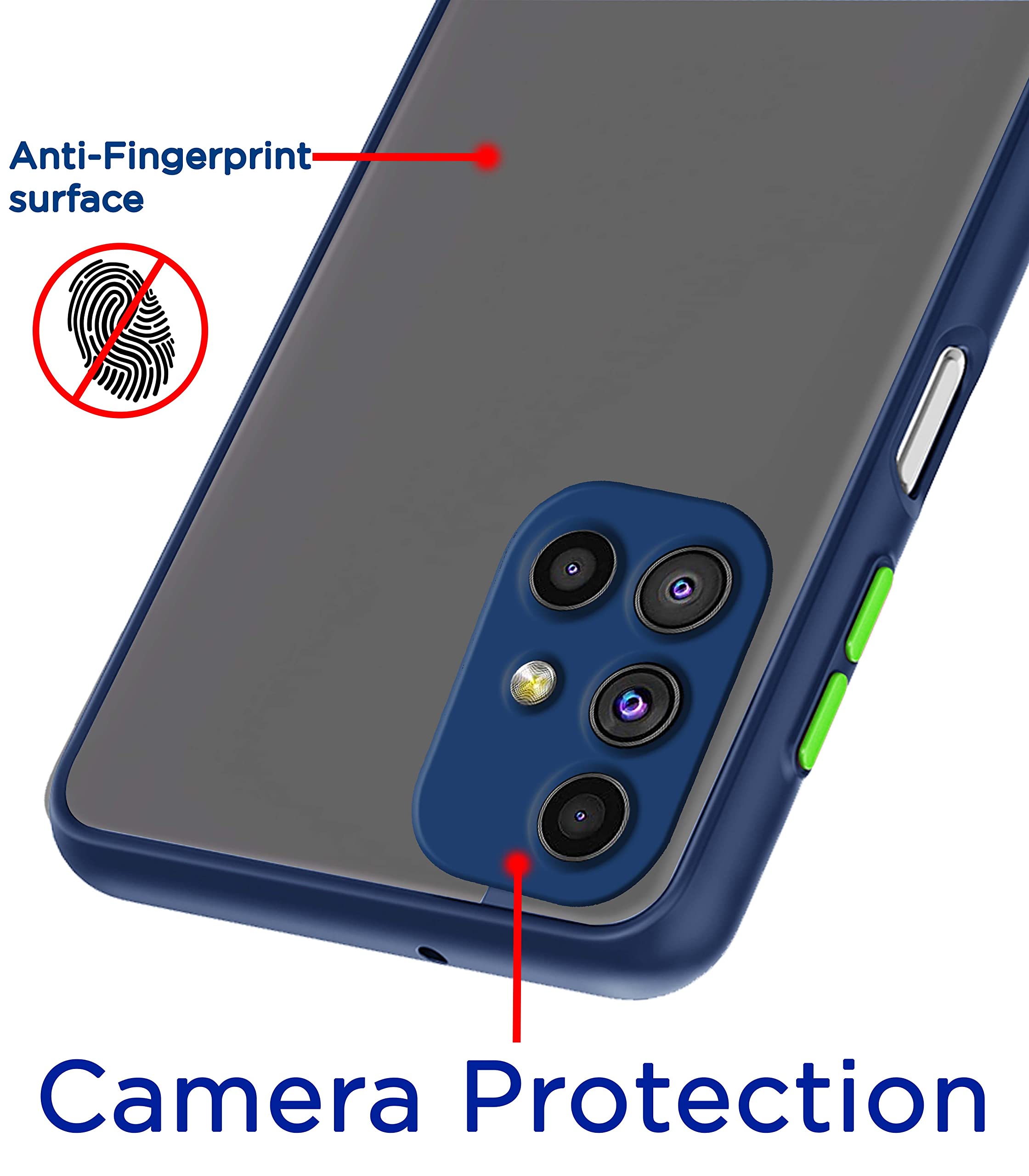 Samsung M31s Matte phone cover in blue by Pikkme – photo 2