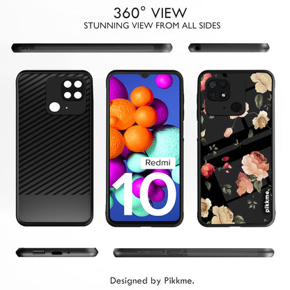 Pikkme Redmi 10/10 Power Flower mobile back cover – photo 2