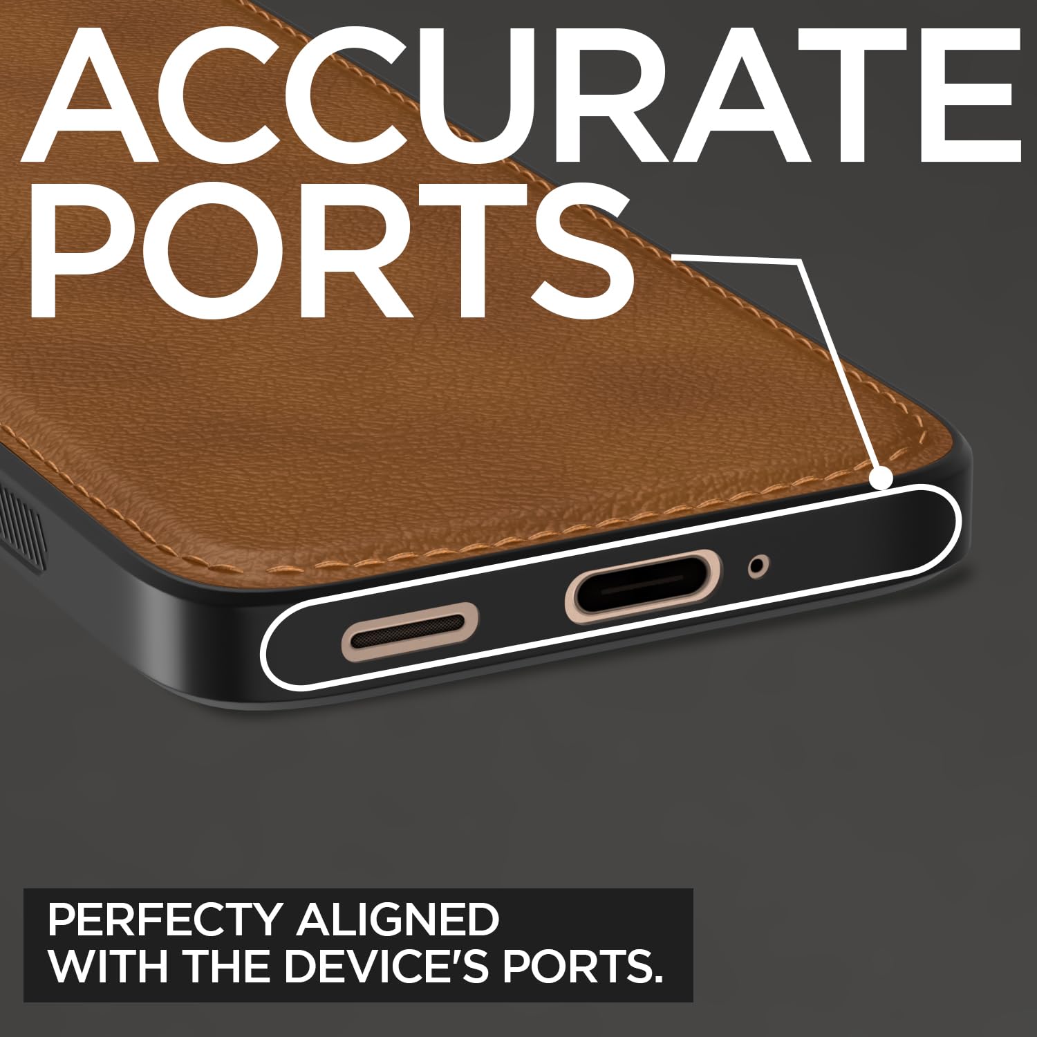 Pikkme brown back cover for Samsung M36 5G – photo 5