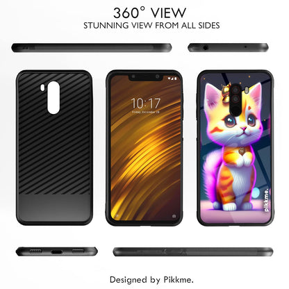 Poco F1 Cat mobile back cover by Pikkme – photo 2