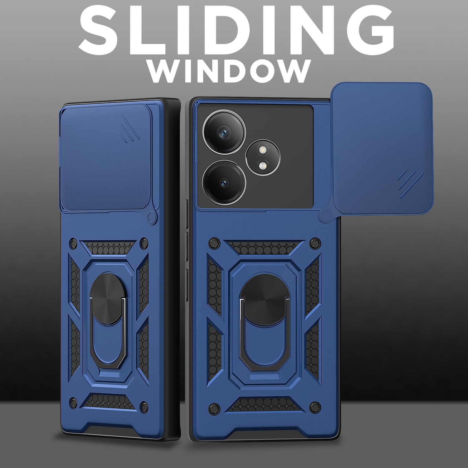 Blue D10 Camera Shield mobile back cover for Realme GT 6T/GT Neo 6 SE 5G – Pikkme – photo 2