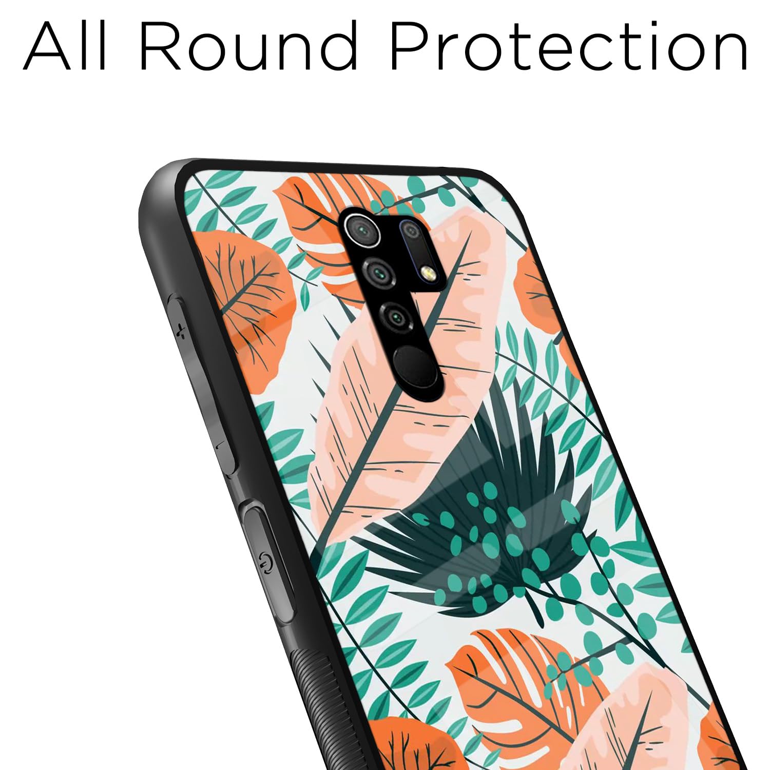Redmi 9 Prime Flower mobile back cover by Pikkme – photo 7