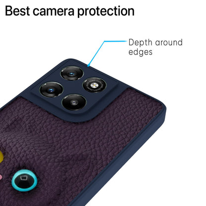Pikkme purple Kitty mobile back cover for Moto G67 Power/G57 Power 5G – photo 5