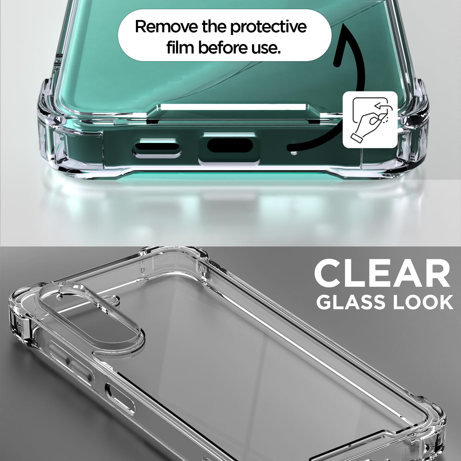 Transparent PC-TPU mobile cover for Samsung A27/M47 5G – Pikkme – photo 3
