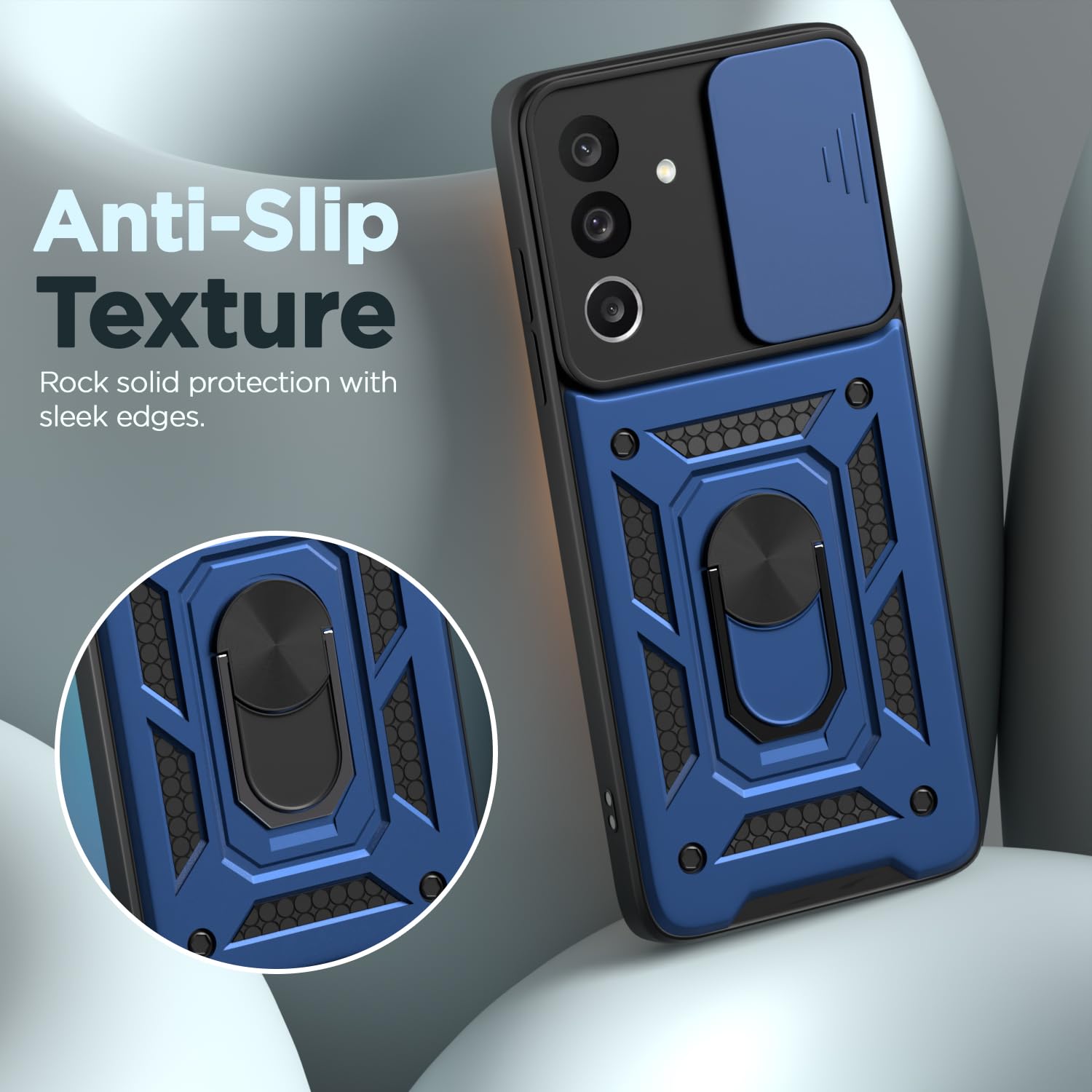 Pikkme Samsung M36 5G D10 Camera Shield blue back cover – photo 7