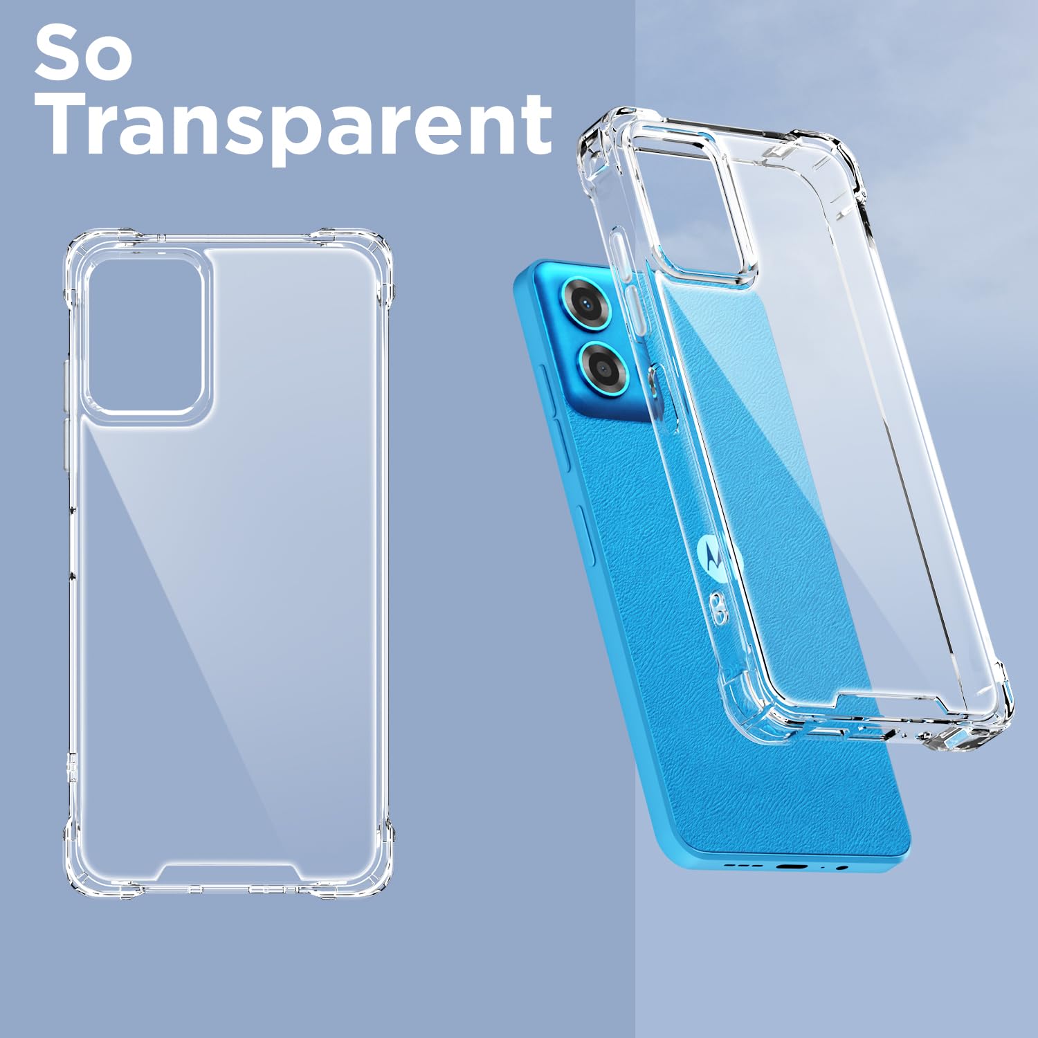 Pikkme Moto G34/G45 5G transparent mobile cover – photo 2