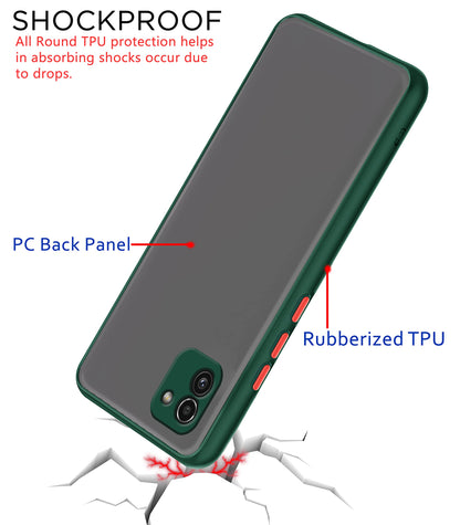 Green back cover for Samsung A03 – Pikkme – photo 3