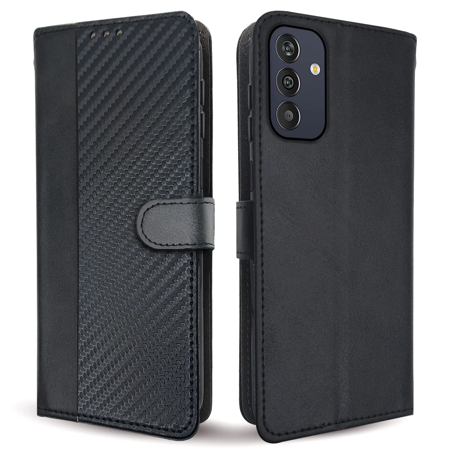 Pikkme Samsung M13 4G black flip case