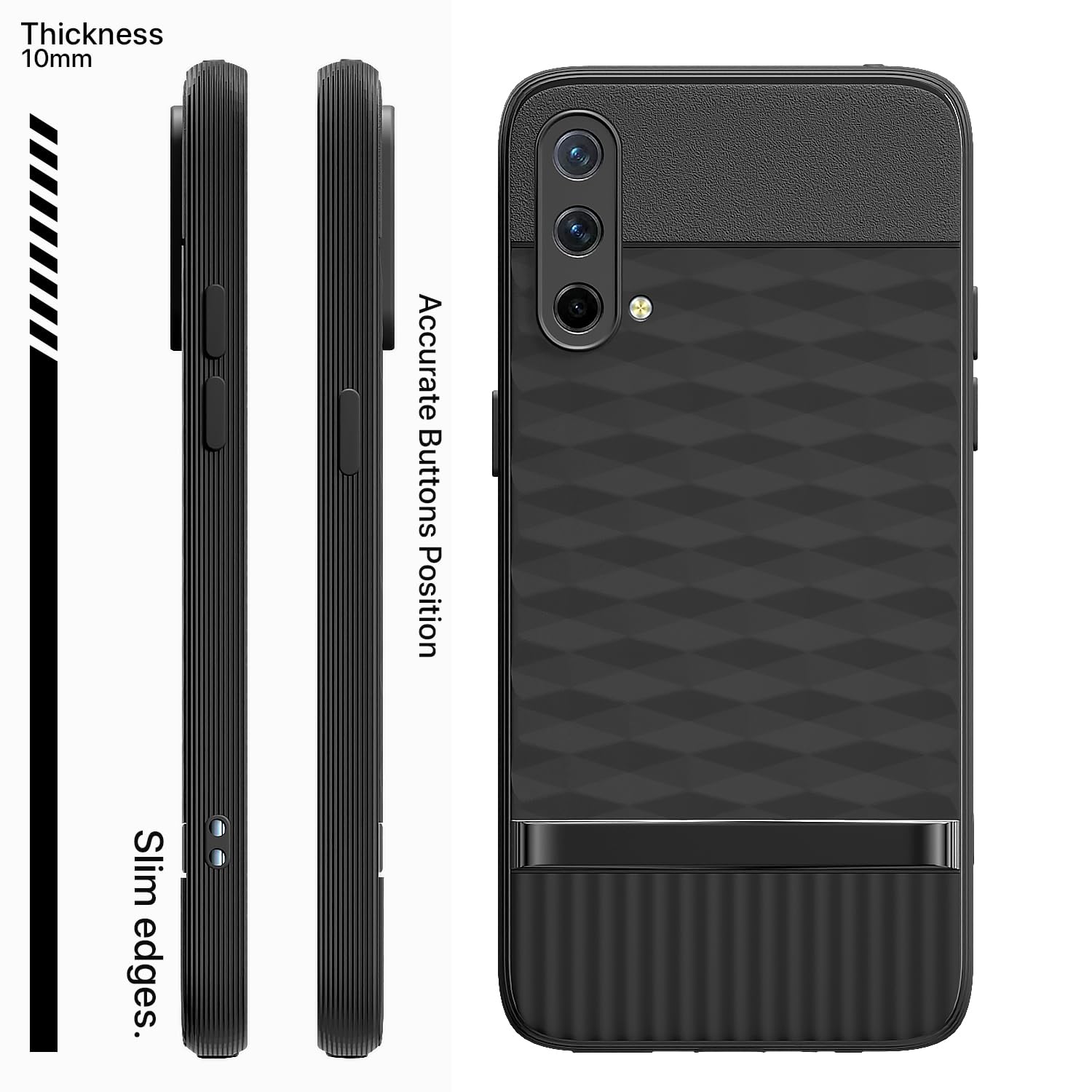 Pikkme OnePlus Nord CE 5G Silicone black phone cover – photo 3