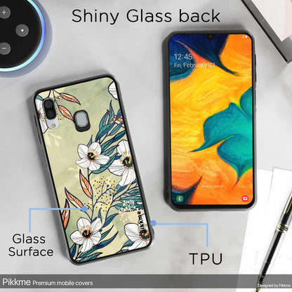 Samsung A20/A30/M10s Flower mobile cover by Pikkme – photo 3