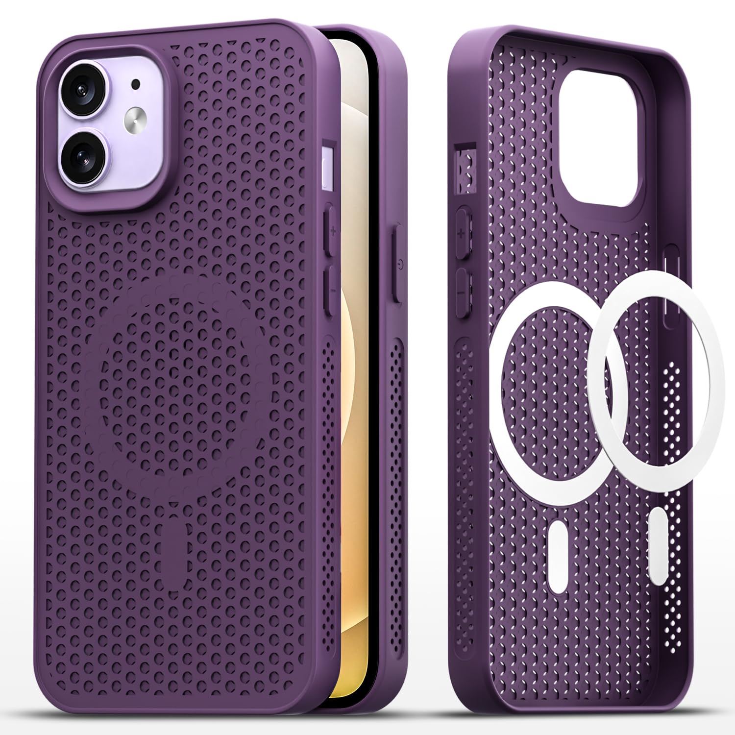 iPhone 12/12 Pro MagSafe back cover in purple by Pikkme