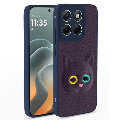 Pikkme purple Kitty mobile cover for Moto Edge 70 Fusion 5G