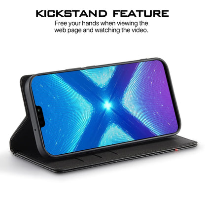 Honor 8x mobile flip cover in black by Pikkme – photo 5