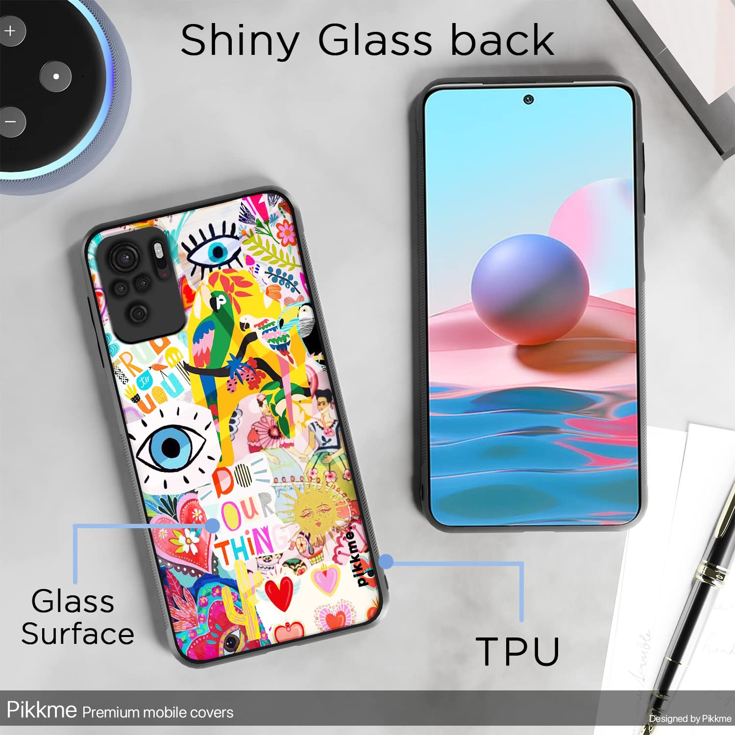 Redmi Note 10/Note 10s Flower phone cover by Pikkme – photo 3