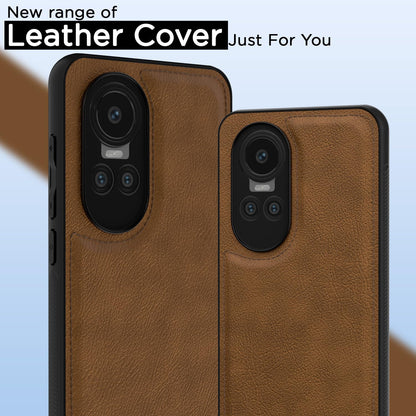 Pikkme Oppo Reno 10 5G Leatherback  Back Case | Brown