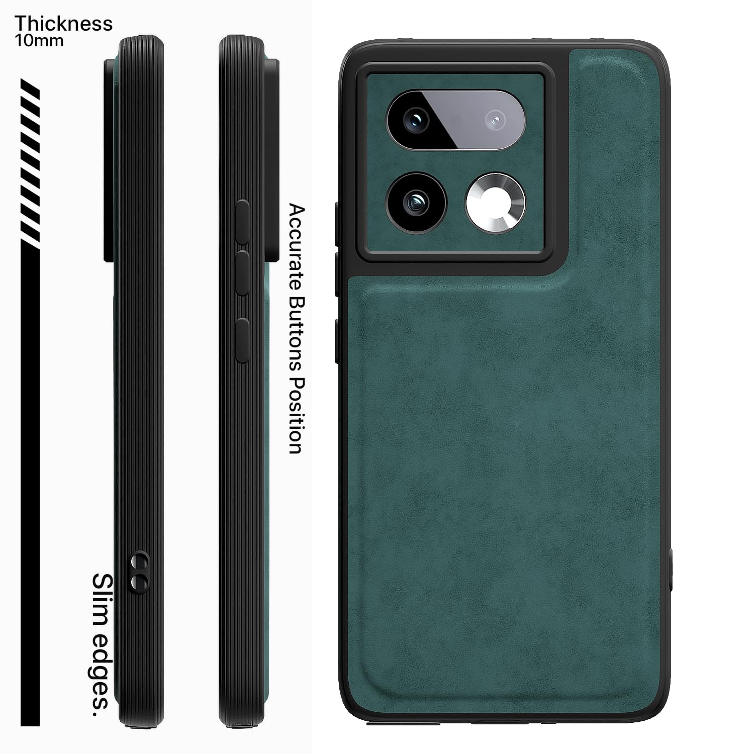 Green mobile back cover for Realme 16 Pro Plus 5G – Pikkme – photo 3